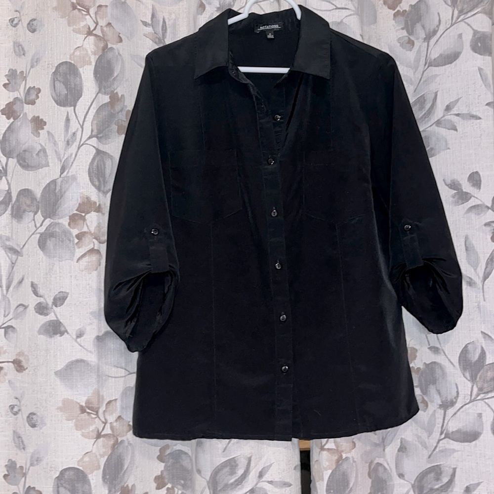 Woman’s Notations Button Up